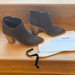 Vince Women's Ankle Booties - Grey size 8